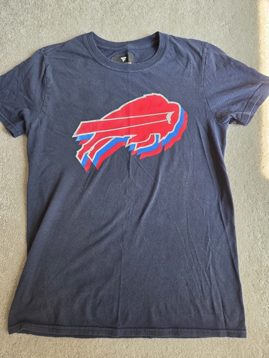 Fanatics Other - Buffalo Bills Navy Graphic Tee with Red Logo. Fanatics Size Small-adult